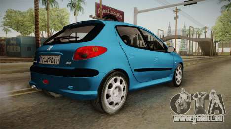 Peugeot 206 pour GTA San Andreas