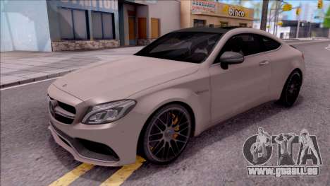 Mercedes-Benz C63S AMG Coupe 2016 für GTA San Andreas