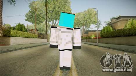 Minecraft Miku Skin für GTA San Andreas