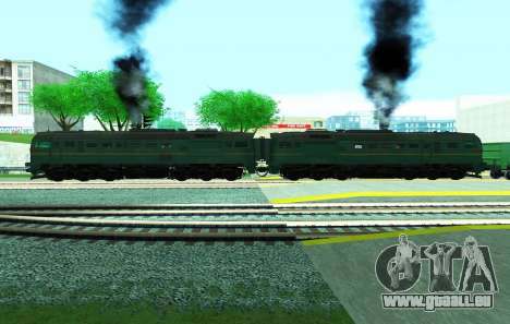 Locomotive de fret 2M62 1184 pour GTA San Andreas