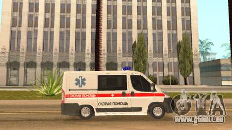 Fiat Ducato Ambulance für GTA San Andreas