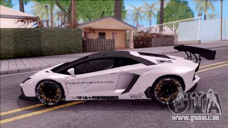Lamborghini Aventador LP700-4 LB Walk Custom pour GTA San Andreas