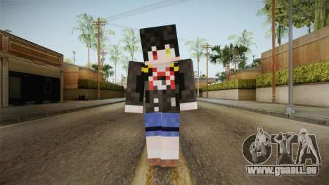Minecraft Tokiasaki Kurumi Skin pour GTA San Andreas