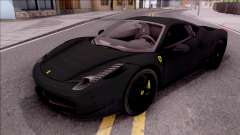 Ferrari 458 Italia Black pour GTA San Andreas