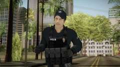 Turkish Riot Police Officer - Long Sleeves für GTA San Andreas