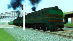 Locomotive de fret 2M62 1184 pour GTA San Andreas
