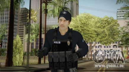 Turkish Riot Police Officer - Long Sleeves pour GTA San Andreas