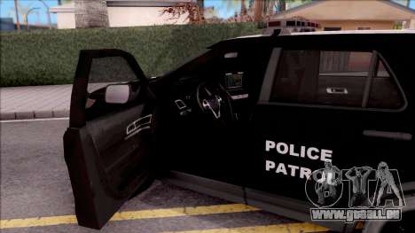 Ford Explorer Police San Andreas Patrol für GTA San Andreas