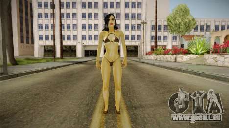 Algelia Black with Lara Croft mouth v1 für GTA San Andreas