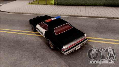 Ford Gran Torino Police LVPD 1975 v2 pour GTA San Andreas