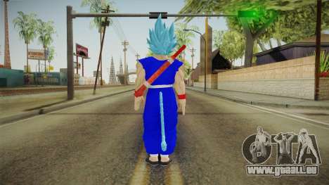 Goku Original DB Gi Blue v6 für GTA San Andreas