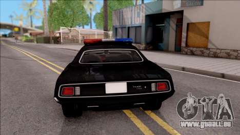 Plymouth Hemi Cuda 426 Police LVPD 1971 v2 pour GTA San Andreas