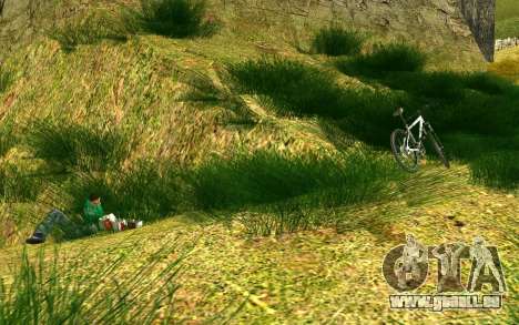 Une partie des cyclistes sur la nature pour GTA San Andreas