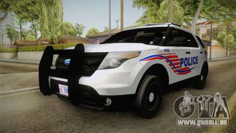 Ford Explorer 2013 Police für GTA San Andreas