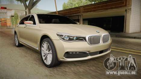 BMW 7-series G12 Long 2016 für GTA San Andreas