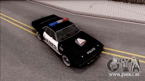 Plymouth Hemi Cuda 426 Police LVPD 1971 v2 pour GTA San Andreas