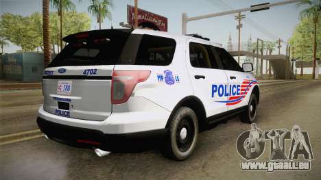 Ford Explorer 2013 Police für GTA San Andreas