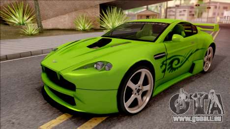 Aston Martin V8 Vantage Tuning Sin Sonido pour GTA San Andreas