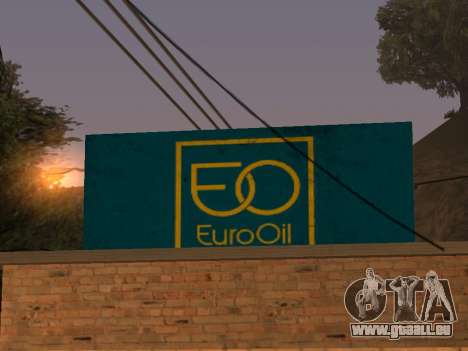 EuroOil Gas Station für GTA San Andreas