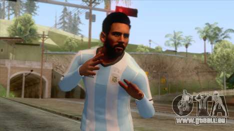 Messi Argentina Skin pour GTA San Andreas