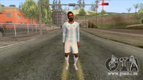 Messi Argentina Skin pour GTA San Andreas