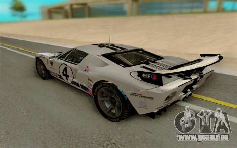Ford GT LM Gran Turismo für GTA San Andreas