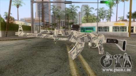 CoD: Black Ops II - AK-47 Benjamin Skin v1 pour GTA San Andreas