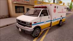 Brute Ambulance GTA V pour GTA San Andreas