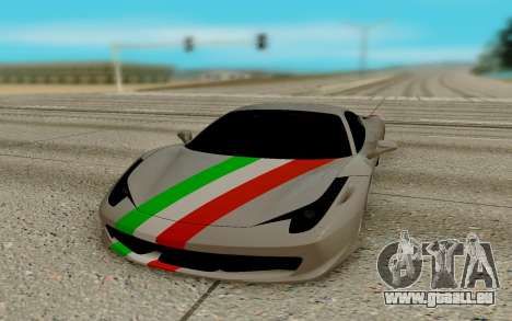 Ferrari Italia 458 pour GTA San Andreas