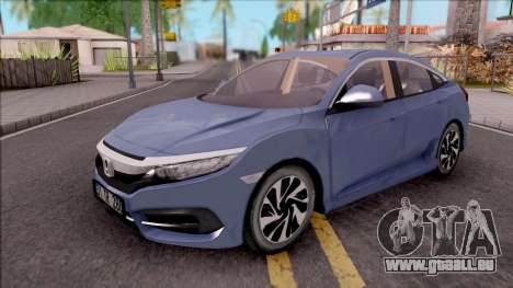 Honda Civic FC5 Low Poly with Led Lights für GTA San Andreas