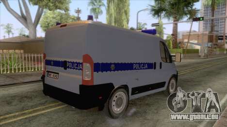 Citroen Jumper Polskiej Policji für GTA San Andreas