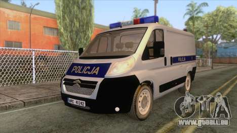 Citroen Jumper Polskiej Policji pour GTA San Andreas