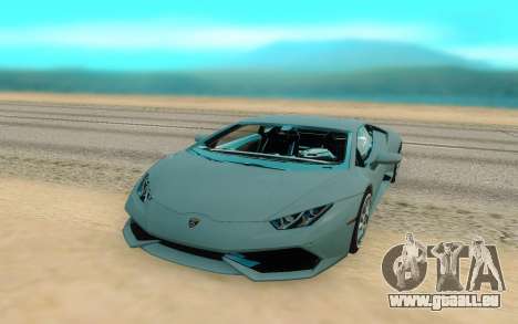 Lamborghini Huracan pour GTA San Andreas