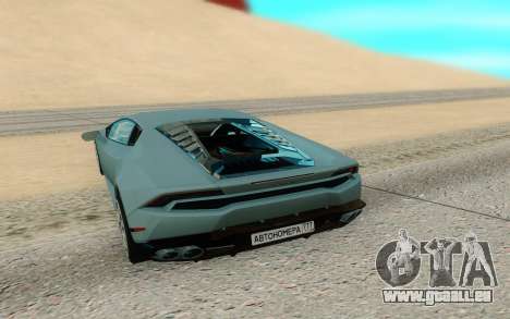 Lamborghini Huracan pour GTA San Andreas