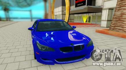 BMW M5 E60 bleu pour GTA San Andreas