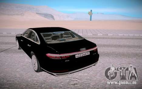 Audi A8L TFSI pour GTA San Andreas