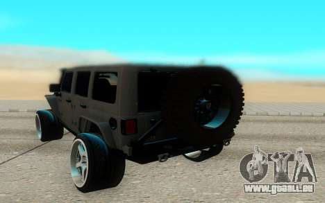 Jeep Rubicon 2012 V3 pour GTA San Andreas