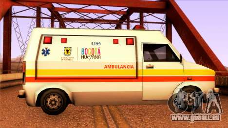 Ambulancia Rumpo Colombiana für GTA San Andreas