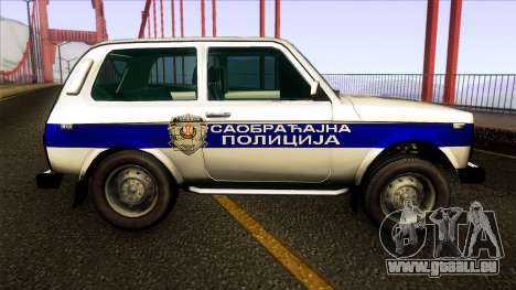 Lada Niva Serbian Traffic Police für GTA San Andreas