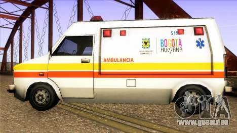 Ambulancia Rumpo Colombiana für GTA San Andreas