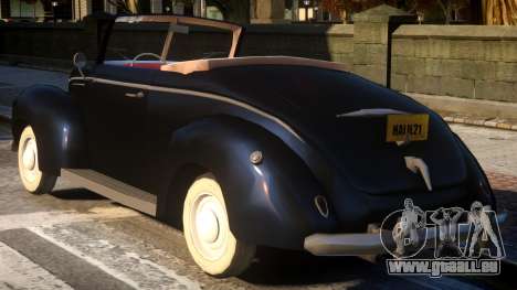 Ford DeLuxe Convertible 39 pour GTA 4
