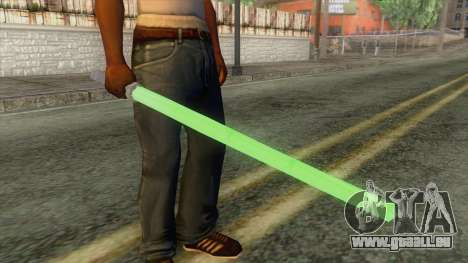 Star Wars - Green Lightsaber für GTA San Andreas