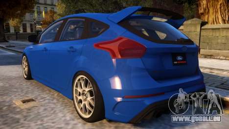 2017 Focus RS STOCK EDIT pour GTA 4