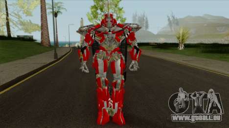 Transformers Dotm Sentinel Prime pour GTA San Andreas
