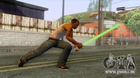 Star Wars - Green Lightsaber pour GTA San Andreas