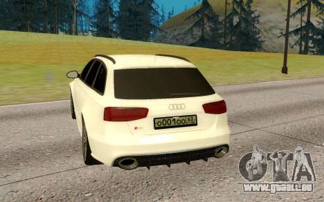 Audi RS 6 Avant pour GTA San Andreas