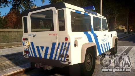 Land Rover Defender Police pour GTA 4