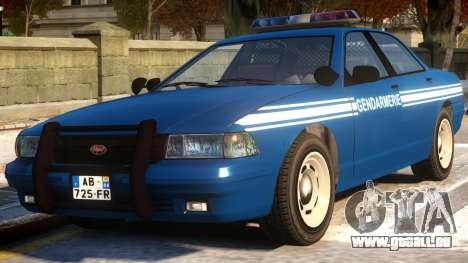 Vapid Stanier Gendarmerie National für GTA 4