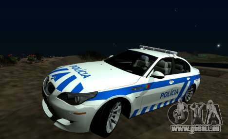 BMW M5 E60 PSP - portugais / portugais-Voiture d pour GTA San Andreas