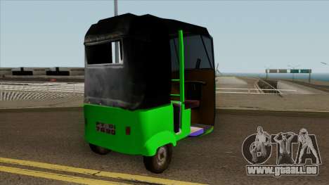 Indian Tuk Tuk Rickshaw (Indian Auto) pour GTA San Andreas
